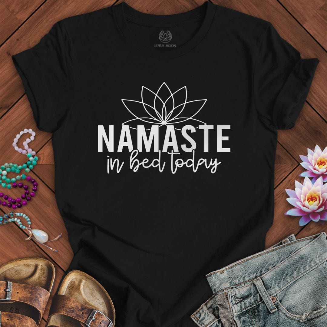 In Bed Today Tee Black Heather
