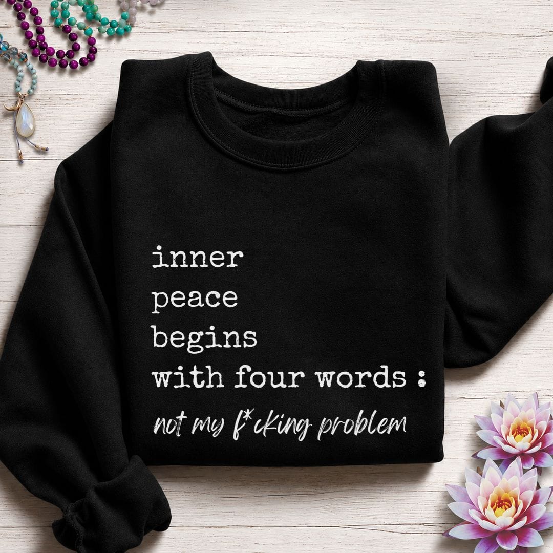 Inner Peace Sweatshirt Black