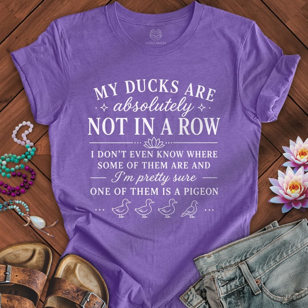 One Is A Pigeon Tee Heather Team Purple