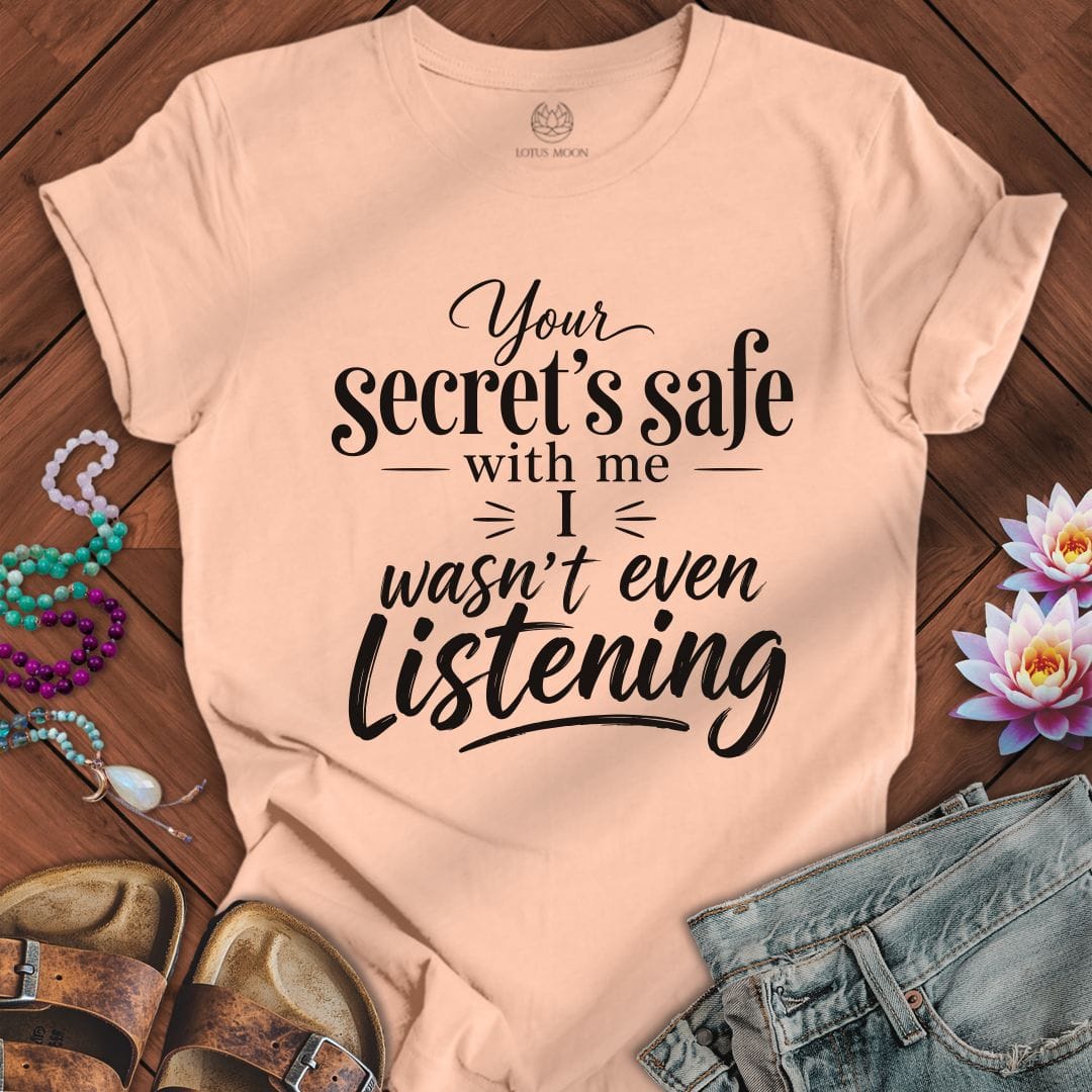Secret's Safe Tee Peach