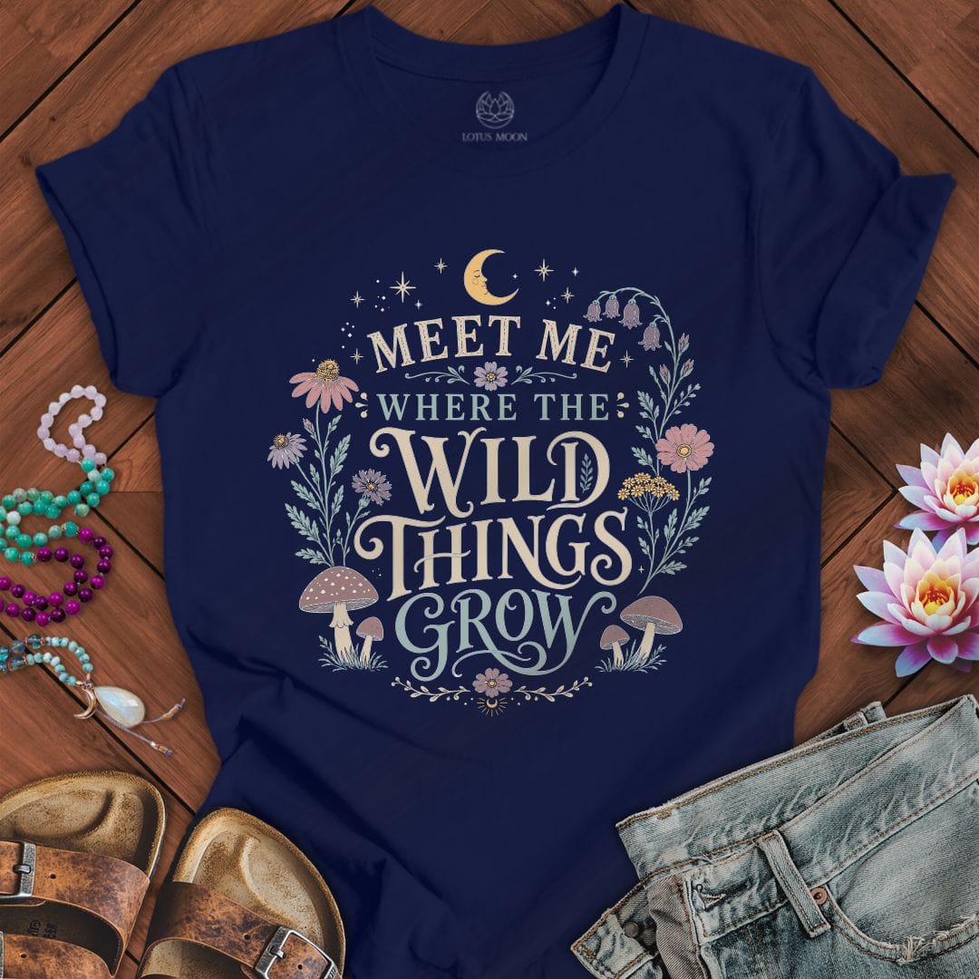 Printify T-Shirt The Wild Things Tee Navy / S