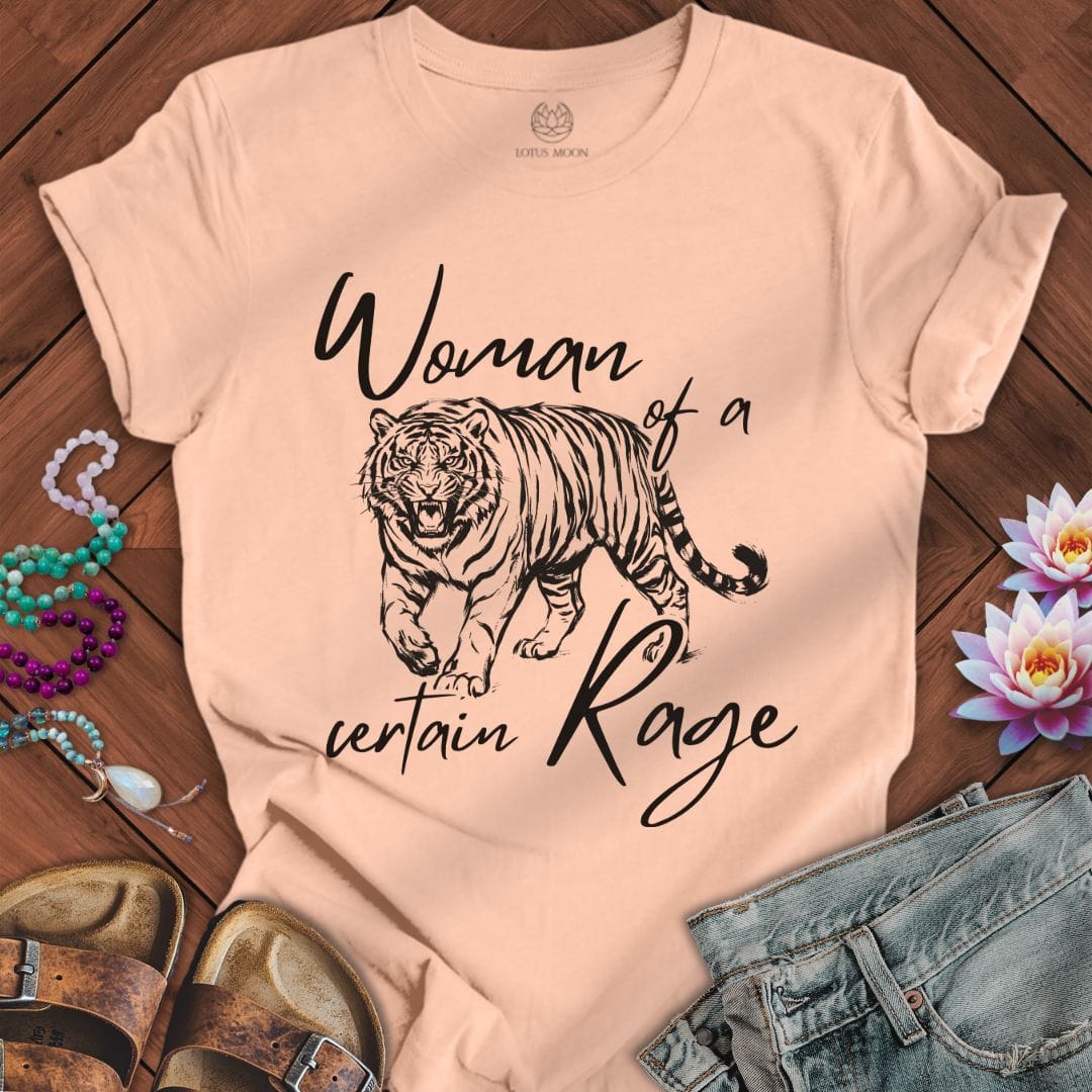 A Certain Tigress Tee Peach