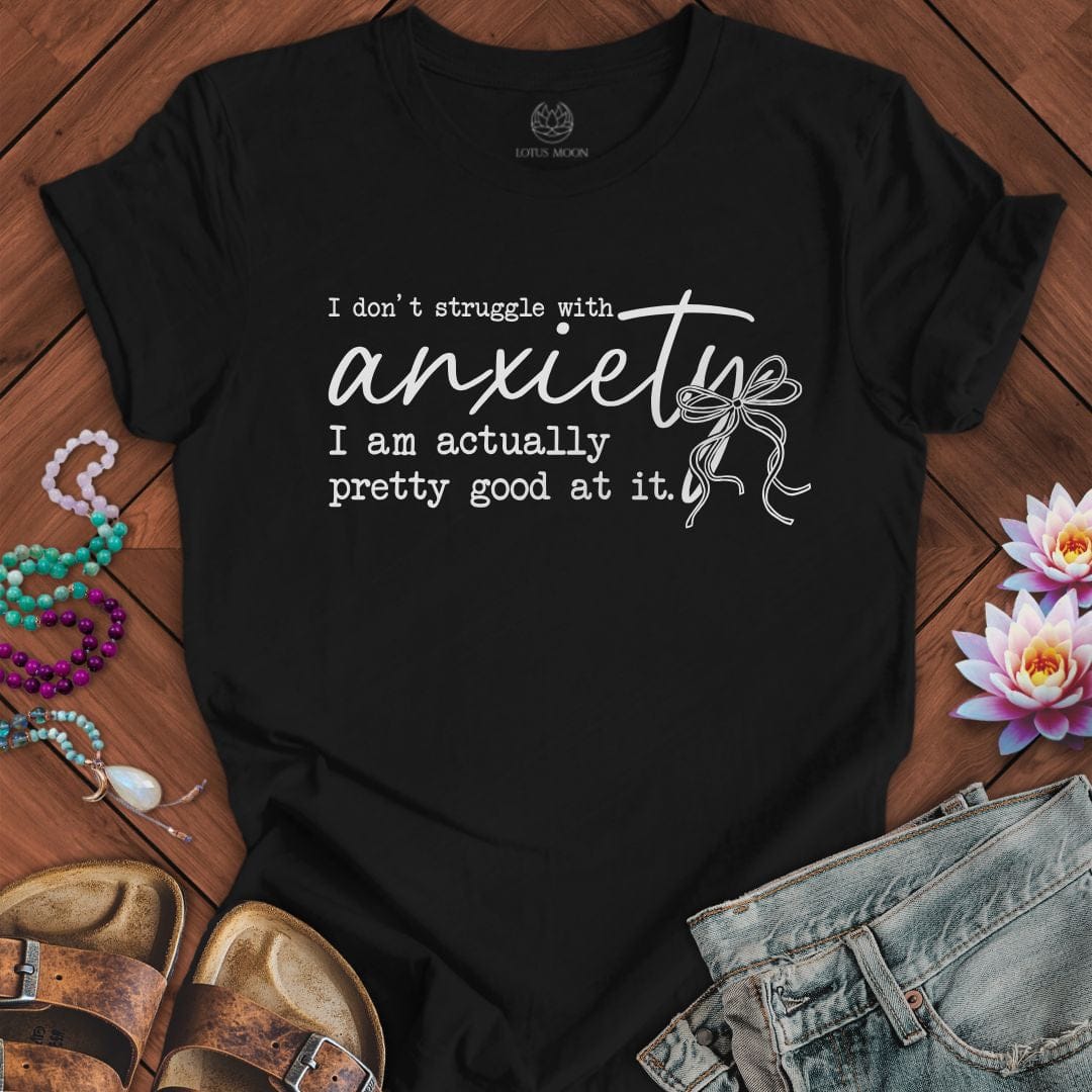 Anxiety Tee Black Heather
