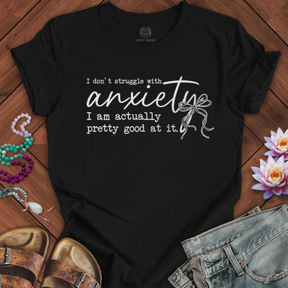 Anxiety Tee Black Heather