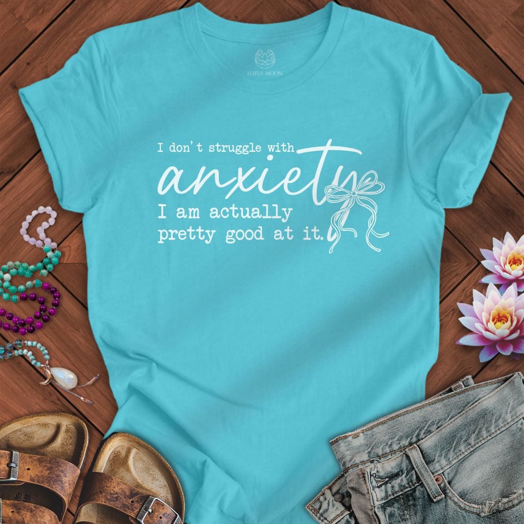 Anxiety Tee Turquoise