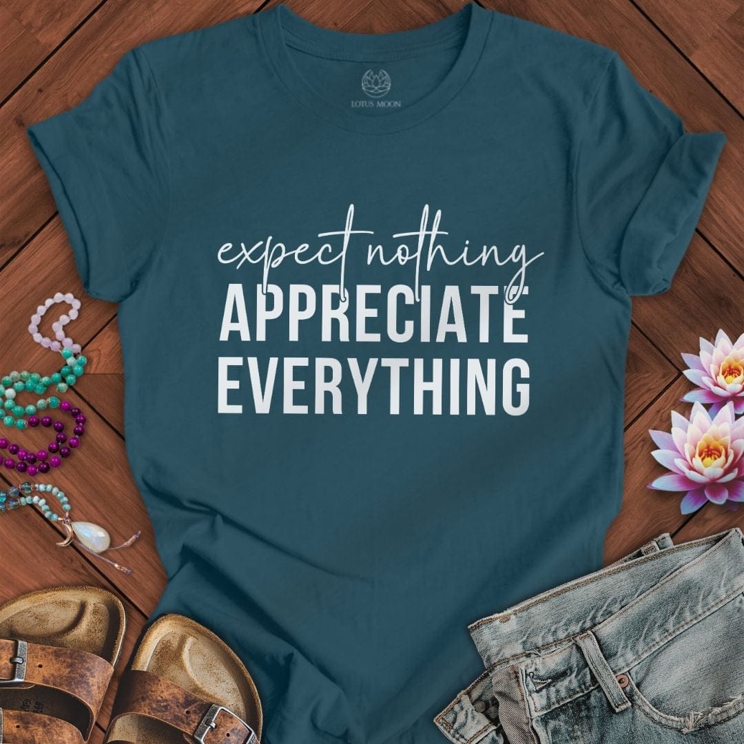 Appreciate Everything Tee Deep Teal