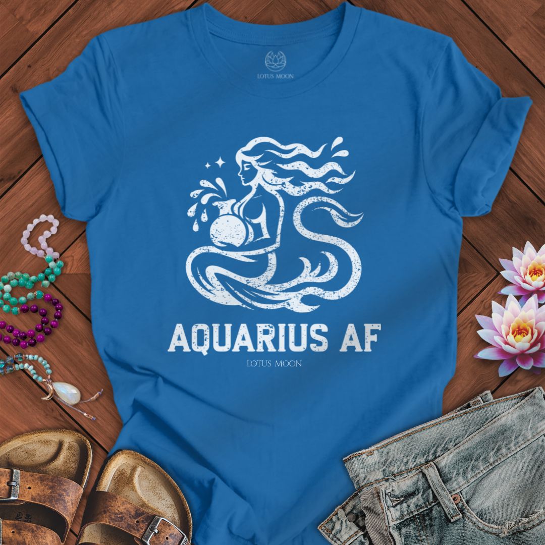 Aquarius AF Tee Columbia Blue
