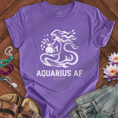 Aquarius AF Tee Heather Team Purple