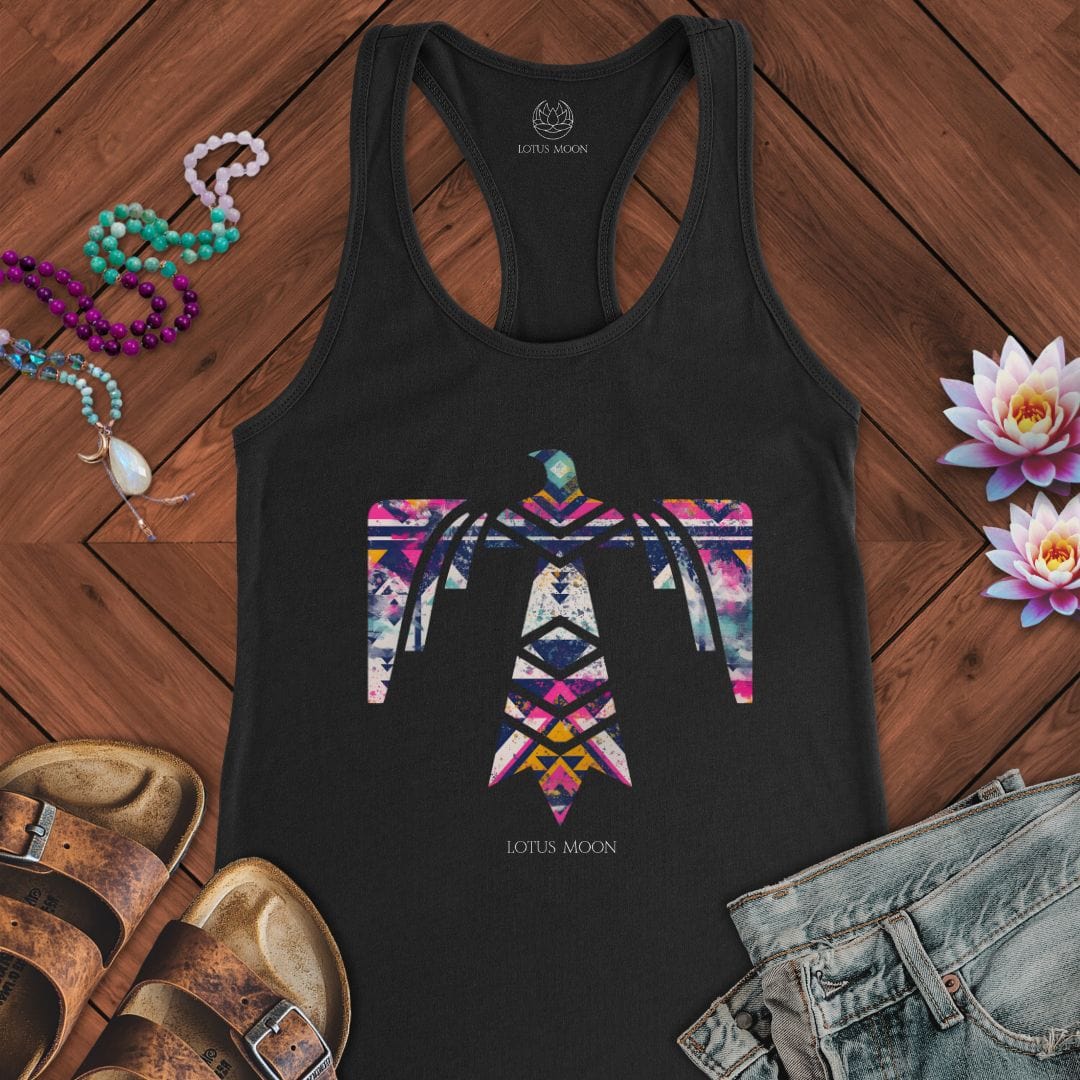 Aztec Thunderbird Tank Solid Black