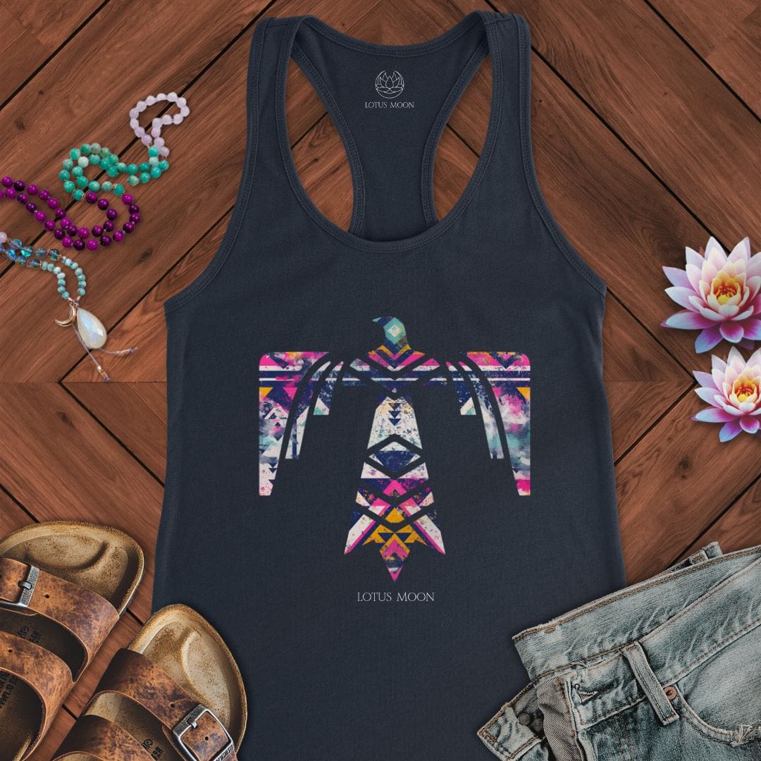 Aztec Thunderbird Tank Solid Midnight Navy