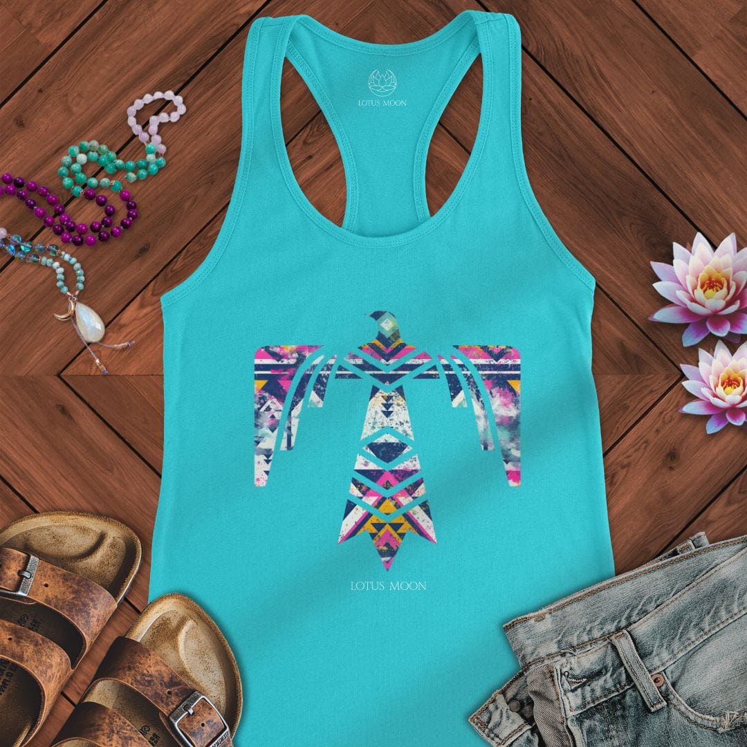 Aztec Thunderbird Tank Solid Tahiti Blue
