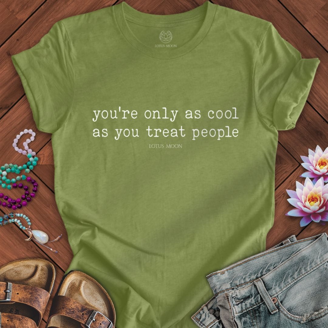 Be Cool Tee Heather Green