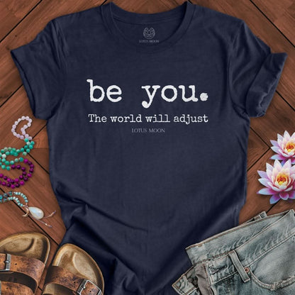 Be You Tee Int. Heather Midnight Navy