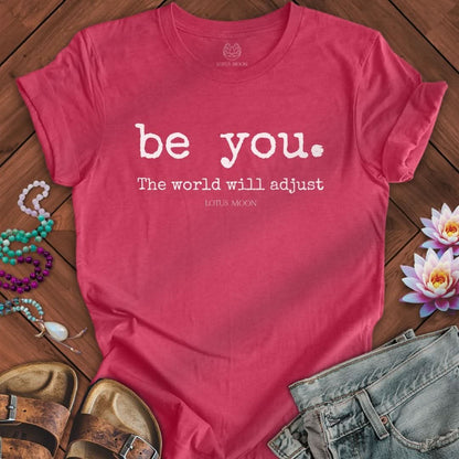 Be You Tee Heather Raspberry