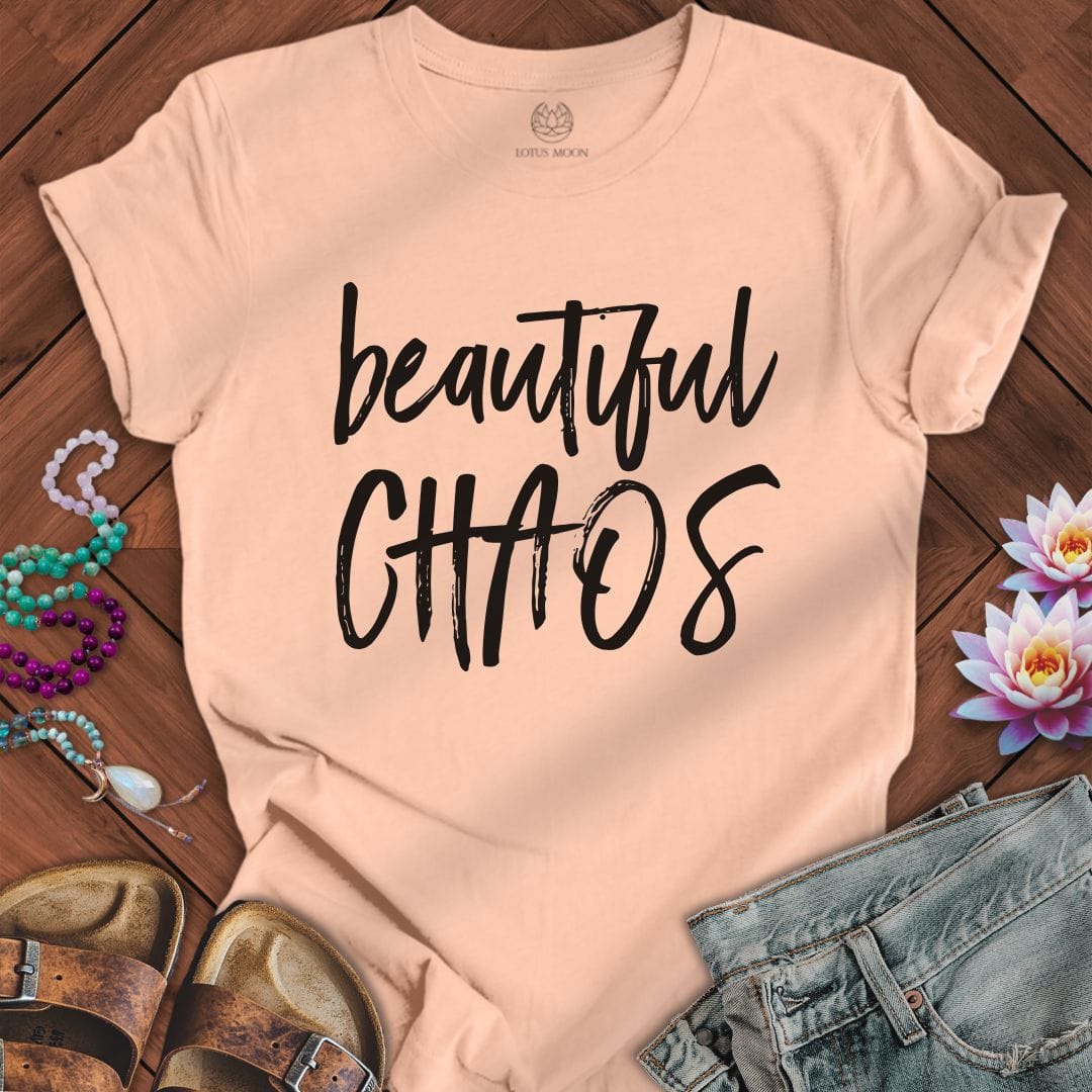 Beautiful Chaos Tee Peach