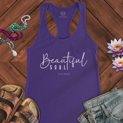 Beautiful Soul Tank Solid Purple Rush