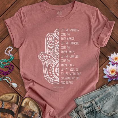 Blessings Tee Heather Mauve