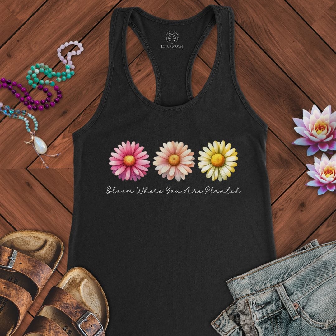 Bloom Tank Solid Black