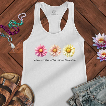 Bloom Tank Solid White