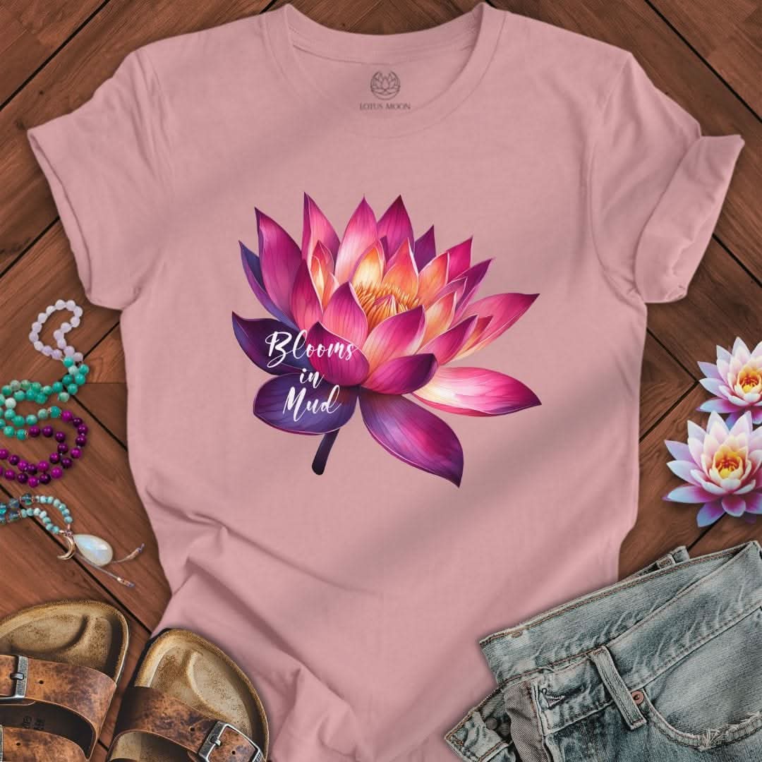 Blooms In Mud Tee Orchid