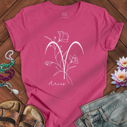 Boho Aries Tee Berry