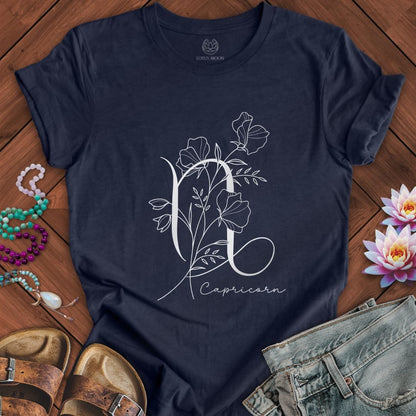 Boho Capricorn Tee Heather Midnight Navy
