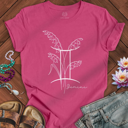 Boho Gemini Tee Berry