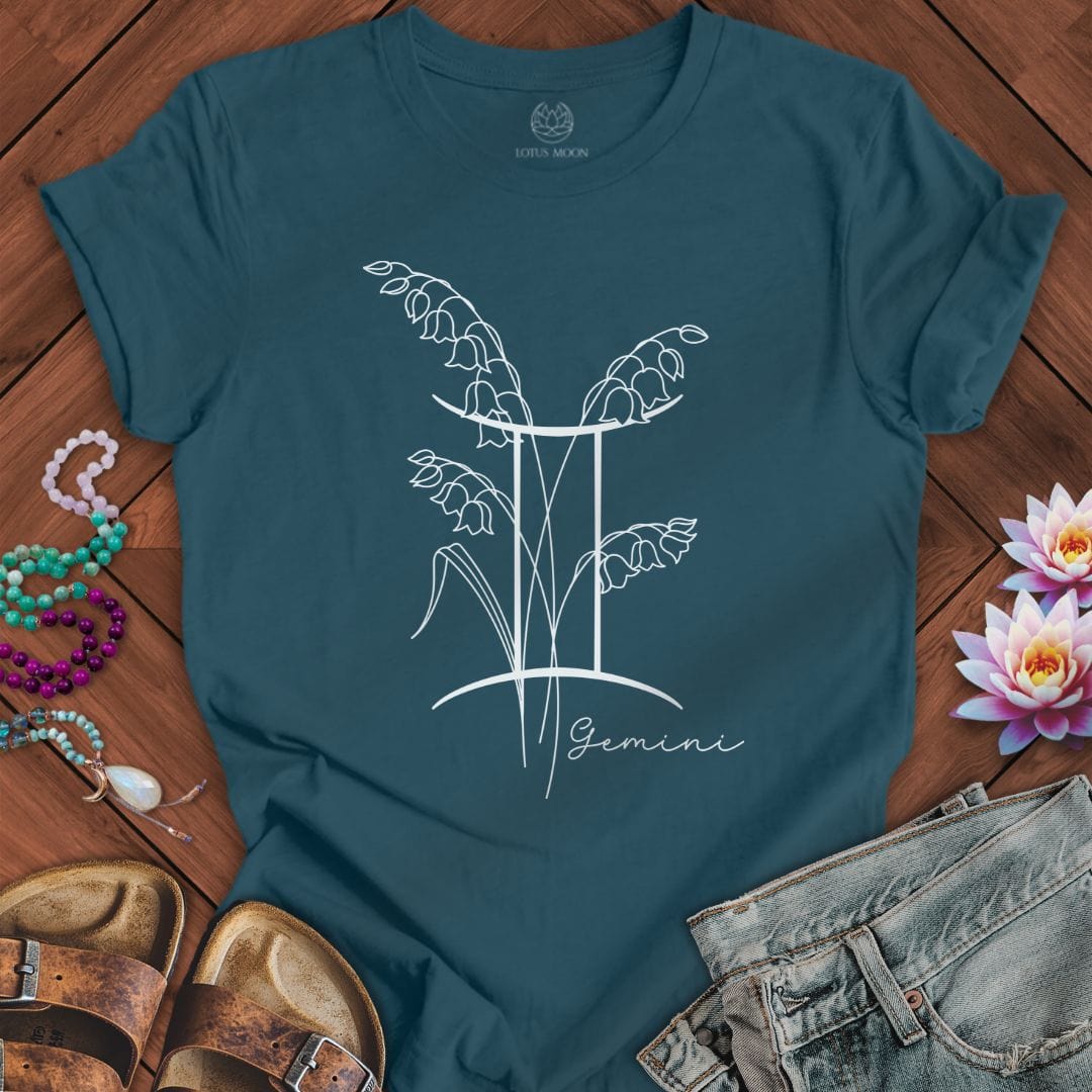 Boho Gemini Tee Deep Teal