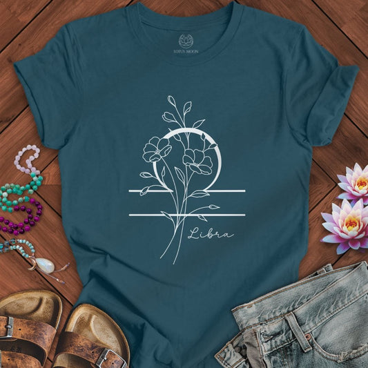 Boho Libra Tee Deep Teal