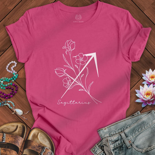 Boho Sagittarius Tee Berry