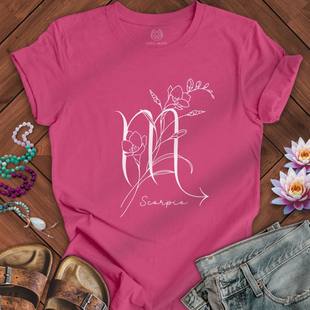 Boho Scorpio Tee Berry