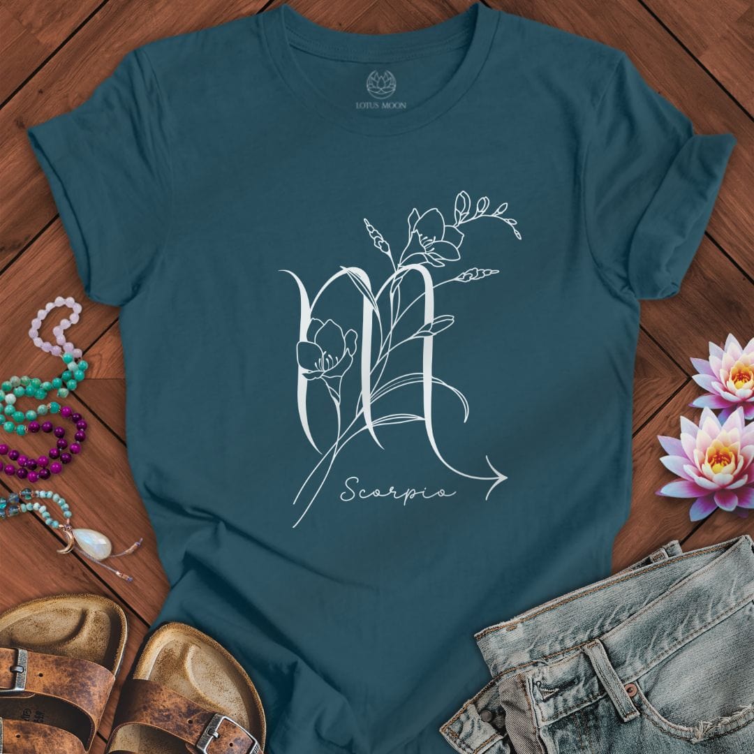Boho Scorpio Tee Deep Teal