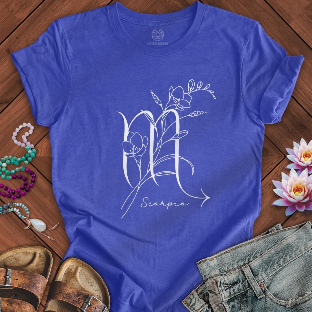 Boho Scorpio Tee Heather True Royal