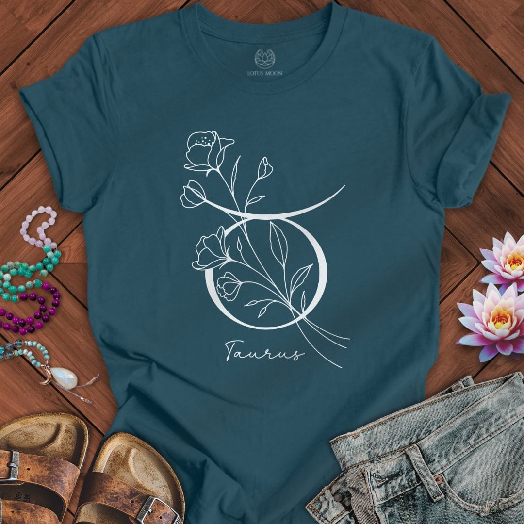 Boho Taurus Tee Deep Teal