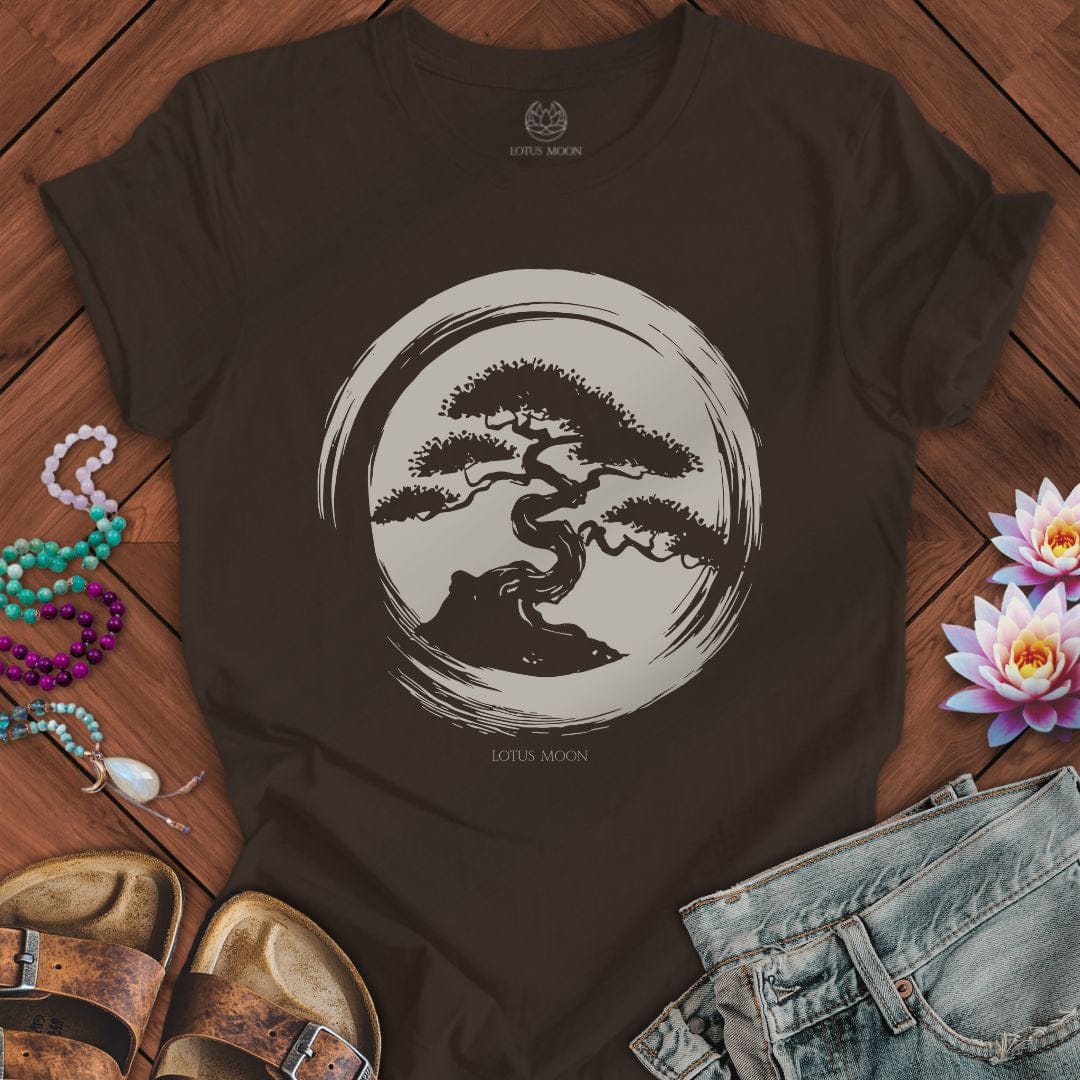 Bonsai Enso Circle Tee Brown
