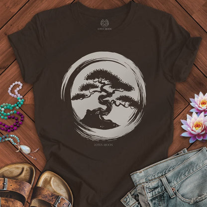 Bonsai Enso Circle Tee Brown