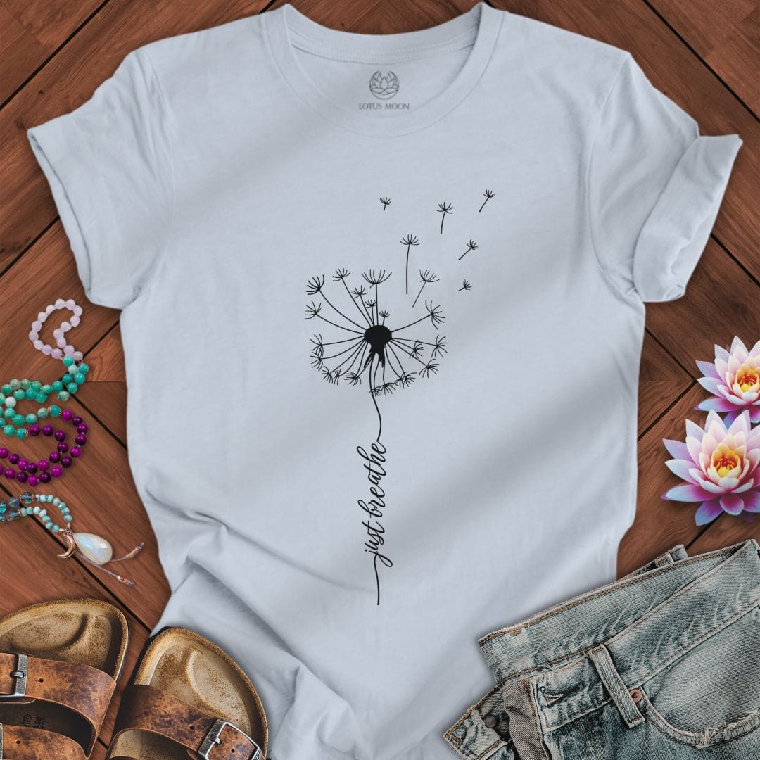 Breathe Dandelion Tee Light Blue
