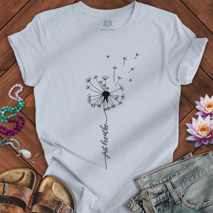 Breathe Dandelion Tee Light Blue