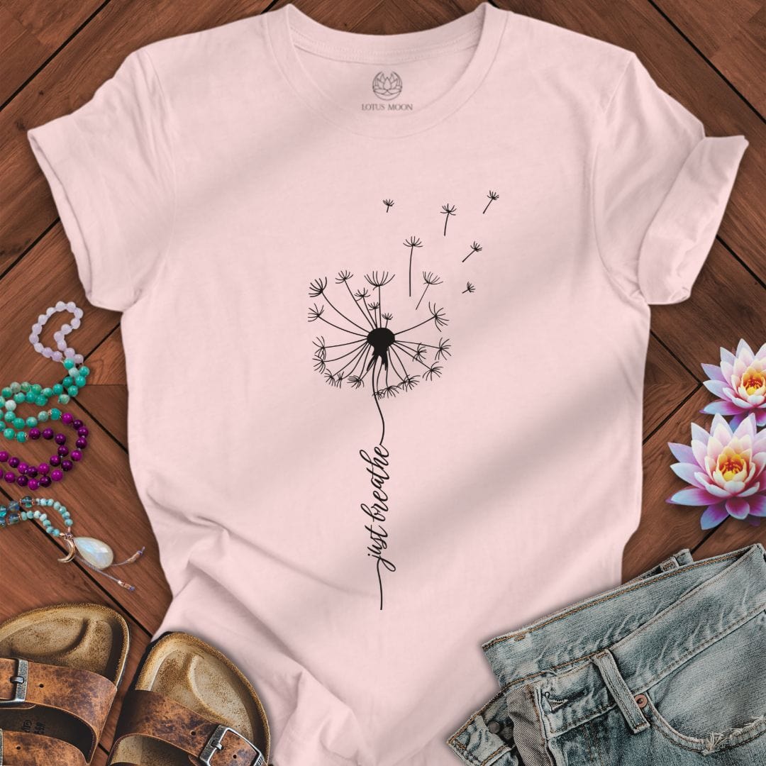 Breathe Dandelion Tee Soft Pink