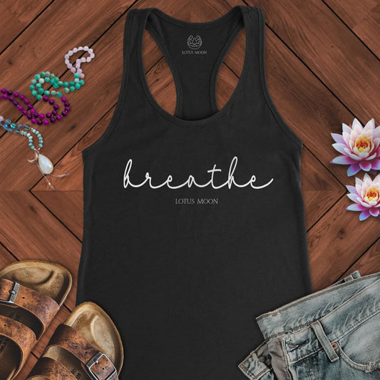 Breathe Tank Solid Black