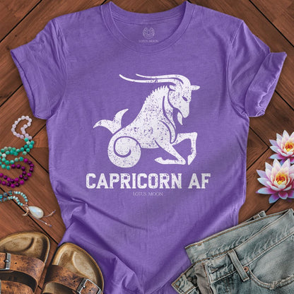 Capricorn AF Tee Heather Team Purple