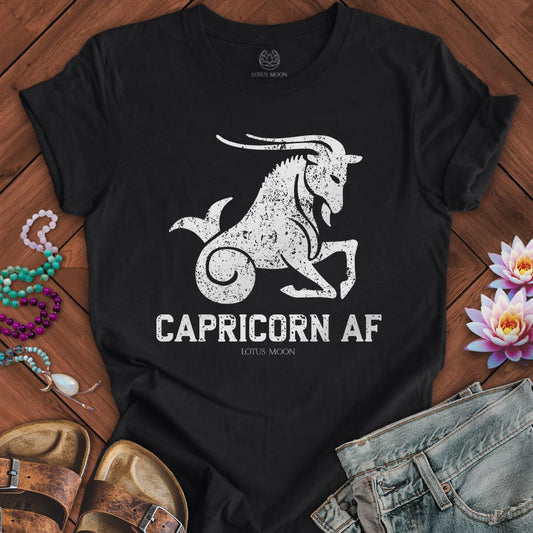 Capricorn AF Tee Solid Black Blend