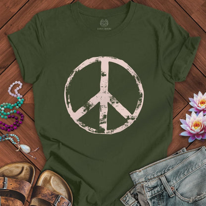 Classic Peace Tee Military Green
