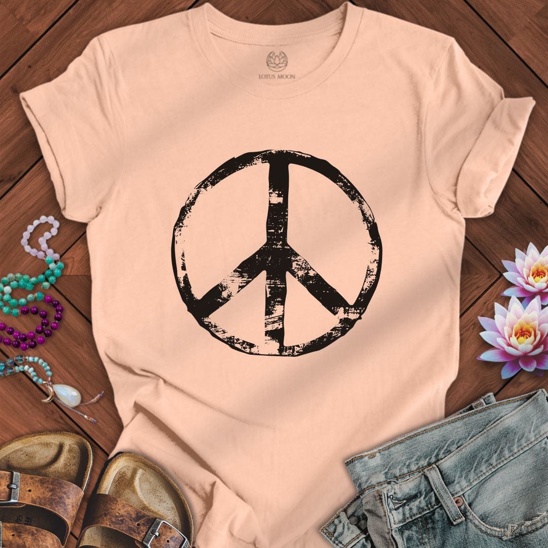 Classic Peace Tee Peach