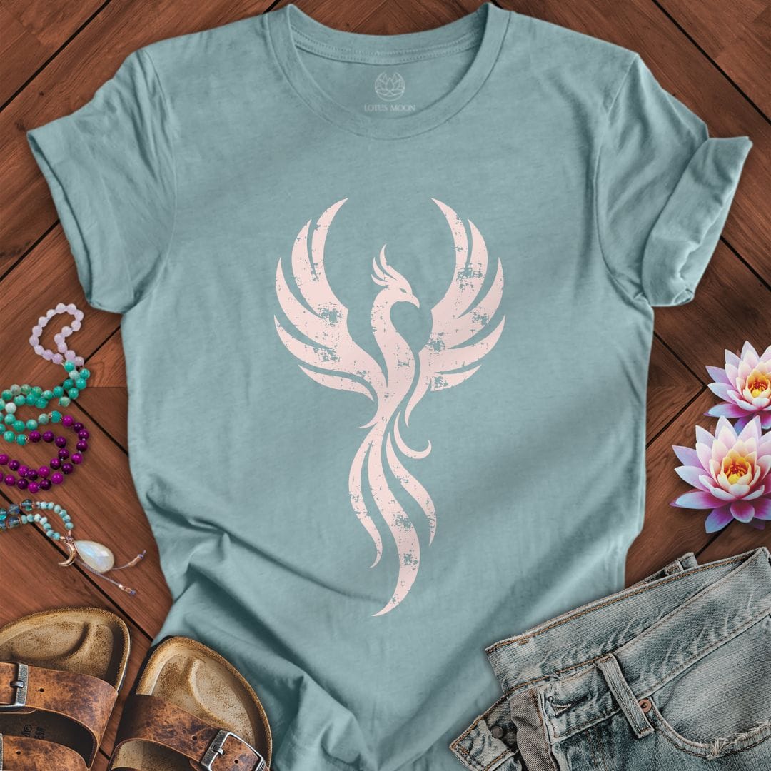Printify T-Shirt Classic Phoenix Tee Heather Blue Lagoon / S