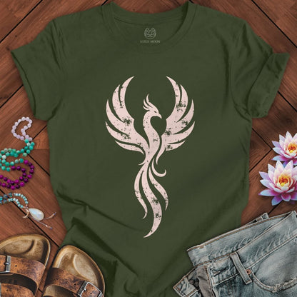Printify T-Shirt Classic Phoenix Tee Military Green / S
