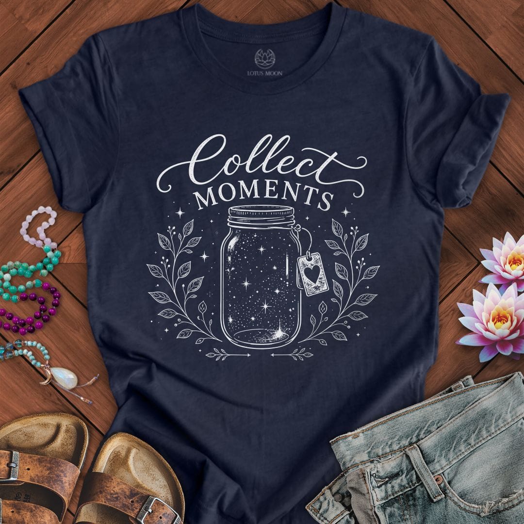 Printify T-Shirt Collect Moments Tee Heather Midnight Navy / S