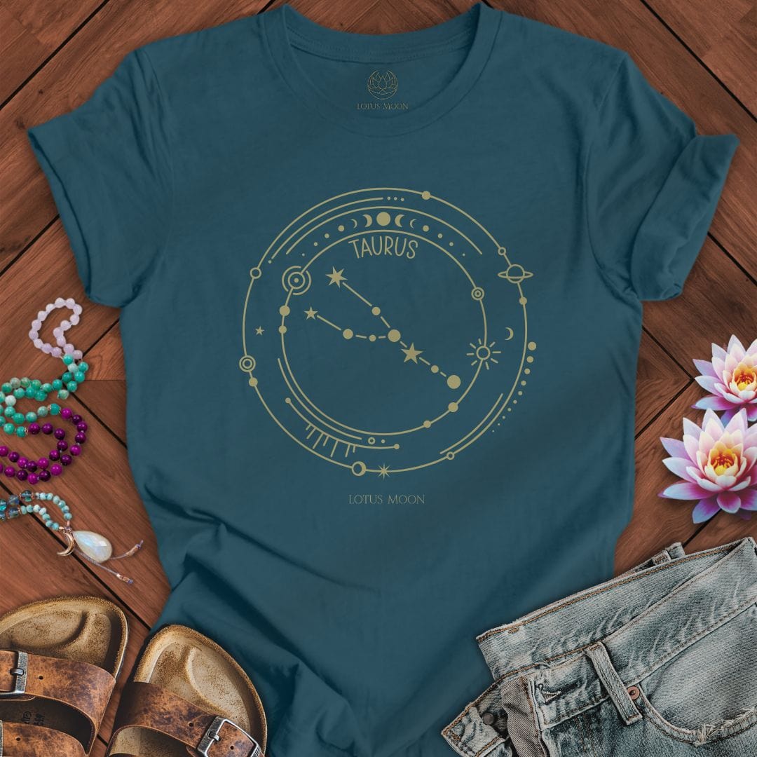 Constellation Taurus Tee Deep Teal