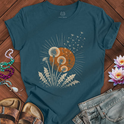 Printify T-Shirt Dandelion Sun Tee Deep Teal / S