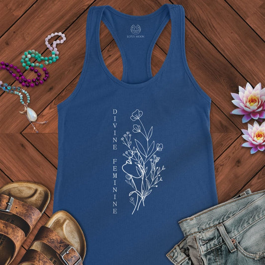 Divine Feminine Tank Solid Royal